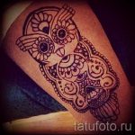 бухал мехенди на крака си - опциите за временна татуировка с къна на 05082016 1086 tatufoto.ru