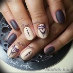 Снимка на Mehendi върху ноктите от 04.08.2018 №072 - Mehendi върху ноктите -