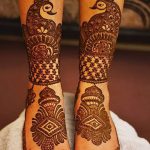 снимка на Mehendi на пръстите на краката от 18.08.2017 г. No 083 - Mehendi на пръстите на краката_