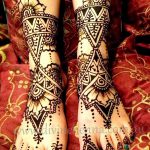 снимка на Mehendi на пръстите на краката от 18.08.2017 г. No 090 - Mehendi на пръстите на краката_