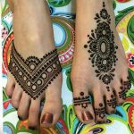 снимка на Mehendi на пръстите на краката от 18.08.2017 г. No 113 - Mehendi на пръстите на краката_