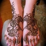 снимка на Mehendi на пръстите на краката от 18.08.2017 г. No 114 - Mehendi на пръстите на краката_