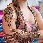 снимка на Mehendi на рамото (къна) от 24.06.2018 №164 - Mehendi на рамото -