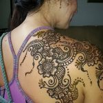 снимка на Mehendi на рамото (къна) от 24.06.2018 №011 - Mehendi на рамото -