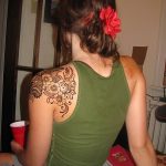 снимка на Mehendi на рамото (къна) от 24.06.2018 №041 - Mehendi на рамото -