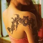 снимка на Mehendi на рамото (къна) от 24.06.2018 №059 - Mehendi на рамото -