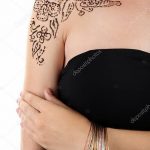 снимка на Mehendi на рамото (къна) от 24.06.2018 №066 - Mehendi на рамото -