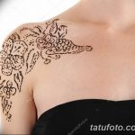 снимка на Mehendi на рамото (къна) от 24.06.2018 №069 - Mehendi на рамото -