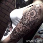 снимка на Mehendi на рамото (къна) от 24.06.2018 №072 - Mehendi на рамото -