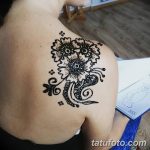 снимка на Mehendi на рамото (къна) от 24.06.2018 №085 - Mehendi на рамото -