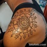 снимка на Mehendi на рамото (къна) от 24.06.2018 №089 - Mehendi на рамото -