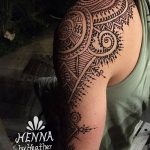 снимка на Mehendi на рамото (къна) от 24.06.2018 №097 - Mehendi на рамото -