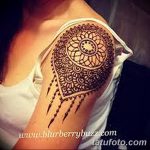 снимка на Mehendi на рамото (къна) от 24.06.2018 №105 - Mehendi на рамото -