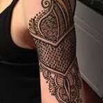 снимка на Mehendi на рамото (къна) от 24.06.2018 №118 - Mehendi на рамото -