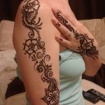 снимка на Mehendi на рамото (къна) от 24.06.2018 №151 - Mehendi на рамото -