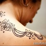 снимка на Mehendi на рамото (къна) от 24.06.2018 №136 - Mehendi на рамото -