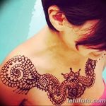 снимка на Mehendi на рамото (къна) от 24.06.2018 №133 - Mehendi на рамото -