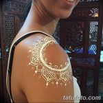 снимка на Mehendi на рамото (къна) от 24.06.2018 №121 - Mehendi на рамото -