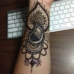 fotó Mehendi -ről az alkaron, kelt 2017.10.28. 112. szám - Mehendi az alkaron -