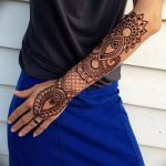 fotó Mehendi -ről az alkaron, kelt 2017.10.28. 118. szám - Mehendi az alkaron -