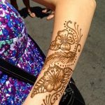 fotó Mehendi -ről az alkaron, kelt 2017.10.28. 121. szám - Mehendi az alkaron -