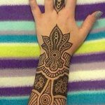 fotó Mehendi -ről az alkaron, kelt 2017.10.28. 034. sz. - Mehendi az alkaron -