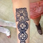 fotó Mehendi -ről az alkaron, 2017.10.28., 043. sz. - Mehendi az alkaron -