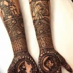 fotó Mehendi -ről az alkaron, 2017.10.28., 074. sz. - Mehendi az alkaron -