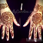 mehendi sur les fleurs d'occasion - снимка temporaire tatouage au henné 1155 tatufoto.ru