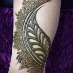 mehendi sur une plume d'oiseau de la main - снимка temporaire tatouage au henné 1181 tatufoto.ru