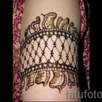 mehendi Tätowierung auf seinem Arm - eine temporäre Henna -Tattoo Foto 1184 tatufoto.ru