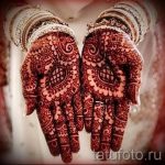 снимки на мехенди на ръце - снимка на временна татуировка с къна 5205 tatufoto.ru