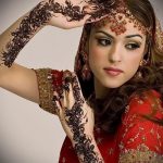 красива мехенди на ръка - снимка на временна татуировка с къна 1207 tatufoto.ru