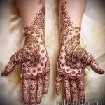 мехенди на две ръце снимка - снимка на временна татуировка с къна 2224 tatufoto.ru