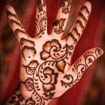 мехенди на ръка - снимка на временна татуировка с къна 1226 tatufoto.ru