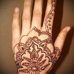 мехенди на ръка - снимка на временна татуировка с къна 2227 tatufoto.ru