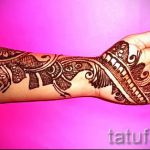 мехенди в лявата снимка - снимка на временна татуировка с къна 1229 tatufoto.ru