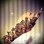 мехенди в лявата снимка - снимка на временна татуировка с къна 2230 tatufoto.ru