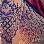 гривна мехенди на ръка - снимка на временна татуировка с къна 11264 tatufoto.ru