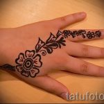 мехенди на ръката за деца - снимка на временна татуировка с къна 2285 tatufoto.ru