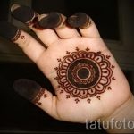 мехенди на ръката за деца - снимка на временна татуировка с къна 9292 tatufoto.ru