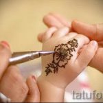 мехенди на ръката за момчета - снимка на временна татуировка с къна 2297 tatufoto.ru
