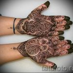 мехенди на ръката за мъже - снимка на временна татуировка с къна 3302 tatufoto.ru