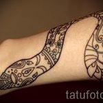 мехенди на ръката на змия - снимка на временна татуировка с къна 5321 tatufoto.ru