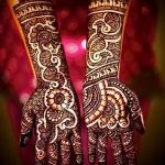 мехенди на ръката за сватба - снимка на временна татуировка с къна 2388 tatufoto.ru