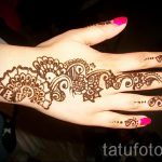 мехенди на ръка рисунка - снимка на временна татуировка с къна 3415 tatufoto.ru