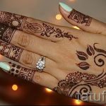 мехенди на ръка рисунка - снимка на временна татуировка с къна 4416 tatufoto.ru