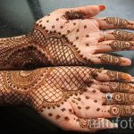 мехенди на ръка рисунка - снимка на временна татуировка с къна 5417 tatufoto.ru