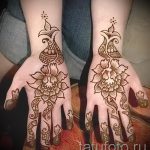 мехенди на ръка снимка за момичета - снимка на временна татуировка с къна 2425 tatufoto.ru
