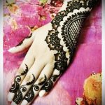 мехенди на ръка снимка за момичета - снимка на временна татуировка с къна 4427 tatufoto.ru